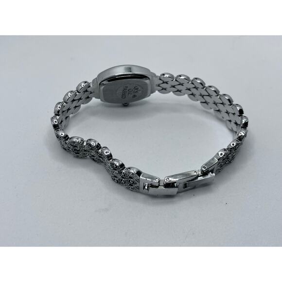 Gruen II Women's Silver Tone Watch Black Gray Analog *new battery* - Picture 5 of 10